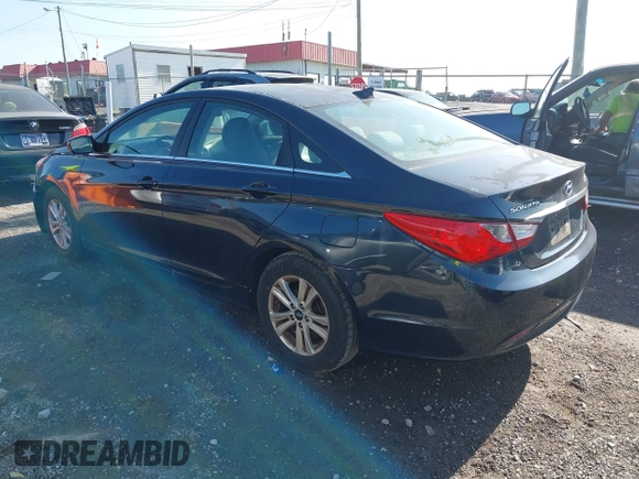 2013 Hyundai Sonata GLS with VIN 5NPEB4AC4DH766063, listed as a IAAI auction lot 42110811 with 105,622 mi miles and . Bid and sale history available at DreamBid. Image 3.