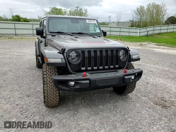 2020 Jeep Wrangler Unlimited Recon with VIN 1C4HJXFN6LW312966, listed as a Copart auction lot 56832145 with 45,875 mi miles and Salvage title. Bid and sale history available at DreamBid. Image 14.