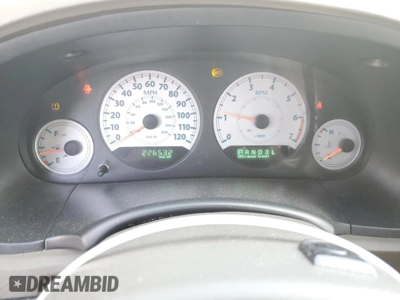 2006 Chrysler Town & Country LWB Touring with VIN 2A4GP54L26R703474, listed as a Copart auction lot 50085335 with 226,532 mi miles and Salvage Title. Bid and sale history available at carsss.com. Image 9.