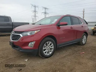 2018 Chevrolet Equinox LT with VIN 2GNAXSEV3J6352747, listed as a Copart auction lot 50538245 with 89,177 mi miles and Salvage Title. Bid and sale history available at DreamBid. Image 1.