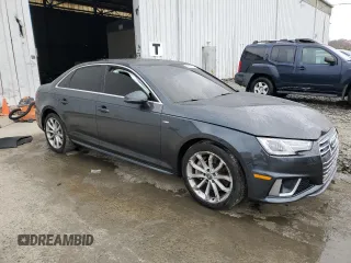 2019 Audi A4 Premium with VIN WAUDNAF45KA007040, listed as a Copart auction lot 49280075 with 32,231 mi miles and Salvage title. Bid and sale history available at DreamBid. Image 4.