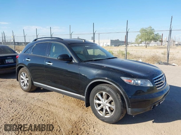 2008 Infiniti FX with VIN JNRAS08U88X100064, listed as a IAAI auction lot 40554287 with 122,273 mi miles and . Bid and sale history available at carsss.com. Image 1.