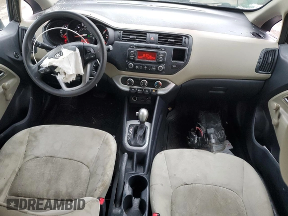 2015 Kia Rio LX with VIN KNADM4A3XF6440784, listed as a Copart auction lot 54134205 with 158,035 mi miles and Non Repairable. Bid and sale history available at carsss.com. Image 8.