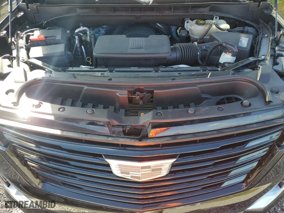 2021 Cadillac Escalade Premium Luxury Platinum with VIN 1GYS3DKL7MR168745, listed as a Copart auction lot 76098144 with 59,423 mi miles and Non Repairable. Bid and sale history available at carsss.com. Image 12.