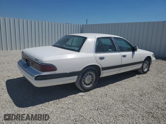 1997 Mercury Grand Marquis LS with VIN 2MELM75W1VX629815, listed as a Copart auction lot 50696635 with 52,626 mi miles and Clean Title. Bid and sale history available at DreamBid. Image 3.