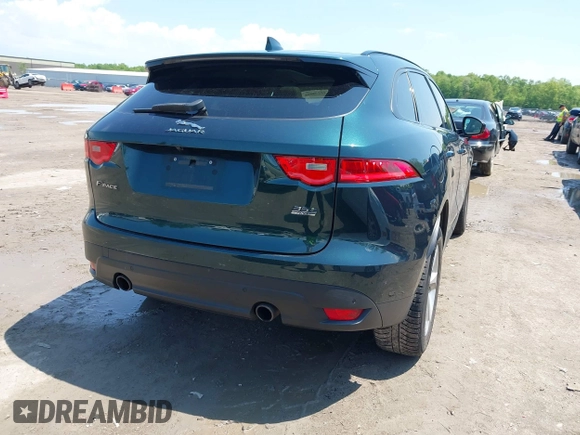2017 Jaguar F-Pace 35t Premium with VIN SADCJ2BV1HA091739, listed as a IAAI auction lot 42275098 with 108,888 mi miles and . Bid and sale history available at DreamBid. Image 4.
