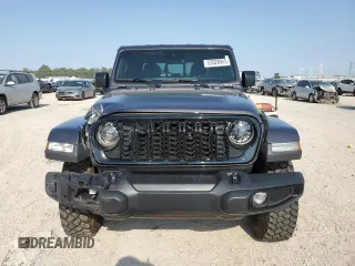 2024 Jeep Gladiator Willys с VIN 1C6HJTAG6RL107893, выставлен на аукционе Copart как лот 53328945 с пробегом 8 961 миль миль и Списание • Salvage title. История ставок и продаж доступна на DreamBid. Изображение 5.