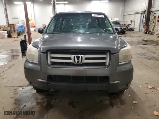 2007 Honda Pilot LX with VIN 2HKYF18177H522934, listed as a Copart auction lot 83069004 with 0 mi miles and Salvage Title. Bid and sale history available at carsss.com. Image 5.