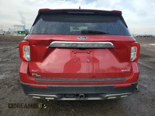 2021 Ford Explorer XLT with VIN 1FMSK8DH9MGC51416, listed as a Copart auction lot 46912555 with 34,271 mi miles and Salvage Title. Bid and sale history available at DreamBid. Image 6.