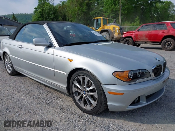 2004 BMW 3 Series 330Ci with VIN WBABW534X4PL47090, listed as a IAAI auction lot 42137316 with 179,323 mi miles. Bid and sale history available at carsss.com. Image 6.
