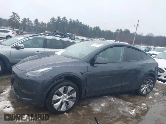 2024 Tesla Model Y Long Range with VIN 7SAYGDEE3RA239499, listed as a IAAI auction lot 41632887 with Not Provided miles. Bid and sale history available at carsss.com. Image 6.