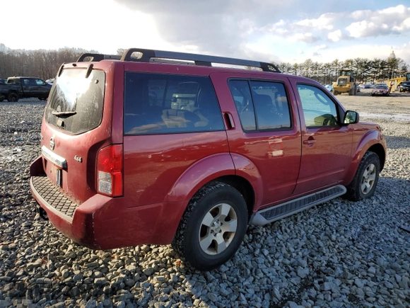 2009 Nissan Pathfinder S with VIN 5N1AR18BX9C615488, listed as a Copart auction lot 77123443 with 119,243 mi miles and Salvage Title. Bid and sale history available at carsss.com. Image 3.