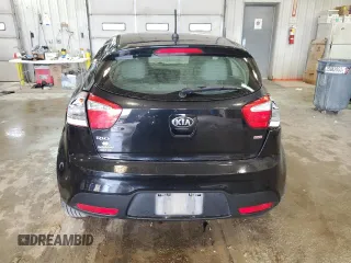 2014 Kia Rio LX with VIN KNADM5A30E6415218, listed as a Copart auction lot 78164014 with 0 mi miles and Salvage Title. Bid and sale history available at carsss.com. Image 6.