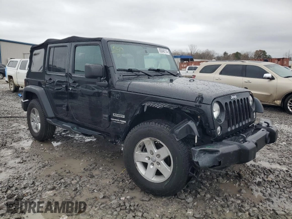 2018 Jeep Wrangler JK Unlimited Sport S with VIN 1C4HJWDG2JL925986, listed as a Copart auction lot 85048114 with 59,333 mi miles and Salvage Title. Bid and sale history available at carsss.com. Image 4.