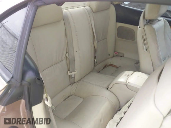 2004 Lexus SC 430 with VIN JTHFN48Y440061059, listed as a IAAI auction lot 42340921 with 117,264 mi miles and . Bid and sale history available at DreamBid. Image 8.