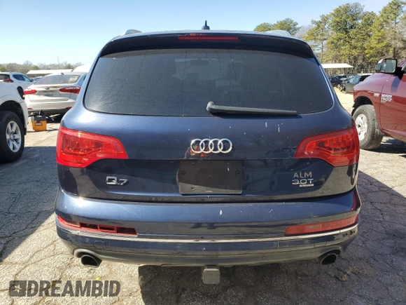 2014 Audi Q7 3.0T Premium Plus with VIN WA1LGAFE0ED018087, listed as a Copart auction lot 46578555 with 151,709 mi miles and Clean Title. Bid and sale history available at carsss.com. Image 6.