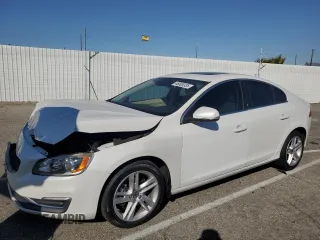 2015 Volvo S60 T5 Drive-E Premier with VIN YV126MFBXF1315733, listed as a Copart auction lot 46508335 with 105,984 mi miles and Salvage Title. Bid and sale history available at carsss.com. Image 1.