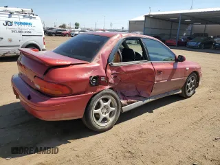 2000 Subaru Impreza RS with VIN JF1GC6751YH501153, listed as a Copart auction lot 58530374 with 91,817 mi miles and Salvage title. Bid and sale history available at DreamBid. Image 3.