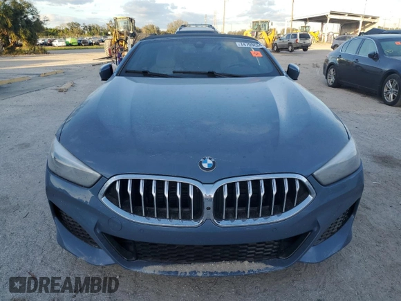 2021 BMW 8 Series 840i with VIN WBADZ2C00MCG13061, listed as a Copart auction lot 74709624 with 0 mi miles and Non Repairable. Bid and sale history available at carsss.com. Image 5.