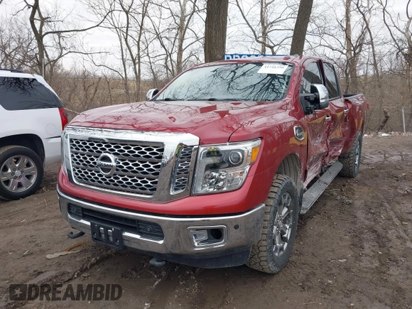 2017 Nissan Titan XD PRO-4X with VIN 1N6BA1F41HN570333, listed as a IAAI auction lot 41741250 with 62,948 mi miles. Bid and sale history available at carsss.com. Image 17.