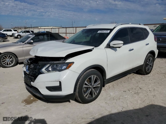 2019 Nissan Rogue SV with VIN 5N1AT2MT8KC778393, listed as a Copart auction lot 42044125 with 85,505 mi miles and Salvage Title. Bid and sale history available at carsss.com. Image 1.