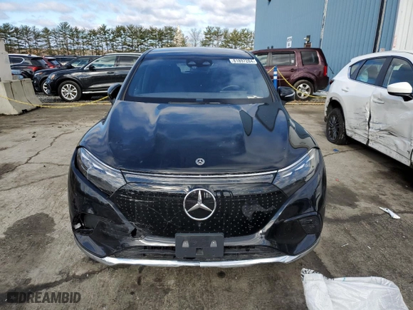 2023 Mercedes-Benz EQS with VIN 4JGDM2EB9PA005080, listed as a Copart auction lot 81897284 with NaN miles and Salvage Title. Bid and sale history available at carsss.com. Image 5.