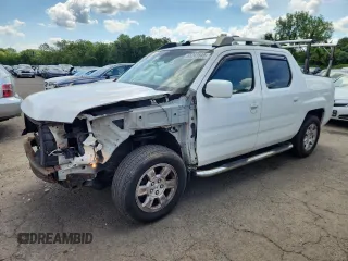 2008 Honda Ridgeline RTL with VIN 2HJYK16508H540795, listed as a Copart auction lot 65243545 with 168,807 mi miles and Salvage title. Bid and sale history available at DreamBid. Image 1.