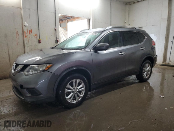2016 Nissan Rogue S with VIN KNMAT2MT9GP598487, listed as a Copart auction lot 54503715 with 97,051 mi miles and Salvage Title. Bid and sale history available at carsss.com. Image 1.