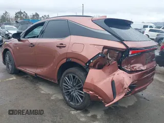 2023 Lexus RX 500h F Sport Performance with VIN 2T2BCMEA2PC001705, listed as a IAAI auction lot 41765718 with 32,391 mi miles and . Bid and sale history available at DreamBid. Image 3.