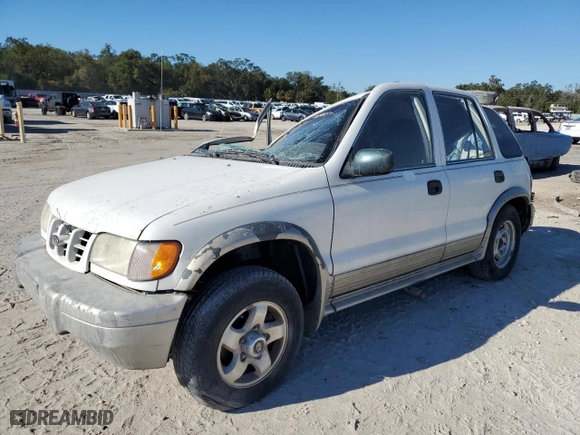 1998 Kia Sportage with VIN KNDJB7232W5569054, listed as a Copart auction lot 82756824 with 106,550 mi miles and Salvage Title. Bid and sale history available at carsss.com. Image 1.