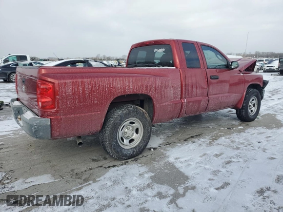 2008 Dodge Dakota ST with VIN 1D7HE22K18S539599, listed as a Copart auction lot 45769415 with 119,729 mi miles and Salvage Title. Bid and sale history available at carsss.com. Image 3.