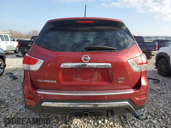 2016 Nissan Pathfinder SV z VIN 5N1AR2MM2GC629668, wystawiony jako Copart lot #52418695 z przebiegiem Nie podano mil oraz Szkoda całkowita • Salvage title. Historia ofert i sprzedaży dostępna na DreamBid. Obrazek 6.
