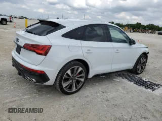 2023 Audi SQ5 Sportback Premium Plus with VIN WA124AFY7P2025115, listed as a Copart auction lot 45797234 with 9,207 mi miles and . Bid and sale history available at DreamBid. Image 3.