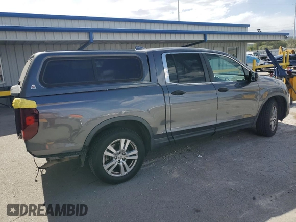 2017 Honda Ridgeline RT with VIN 5FPYK2F26HB008349, listed as a Copart auction lot 56672595 with 222,528 mi miles and Salvage title. Bid and sale history available at DreamBid. Image 3.