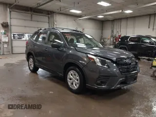 2022 Subaru Forester with VIN JF2SKACC1NH517798, listed as a IAAI auction lot 41658814 with 19,588 mi miles and . Bid and sale history available at DreamBid. Image 1.