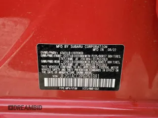 2023 Subaru Crosstrek Premium z VIN JF2GTACC2PG251381, wystawiony jako Copart lot #47400735 z przebiegiem 23 976 mil mil oraz Szkoda całkowita • Salvage title. Historia ofert i sprzedaży dostępna na DreamBid. Obrazek 13.