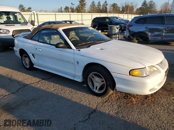 1998 Ford Mustang with VIN 1FAFP4440WF141978, listed as a Copart auction lot 47586125 with 132,136 mi miles and Clean Title. Bid and sale history available at carsss.com. Image 4.