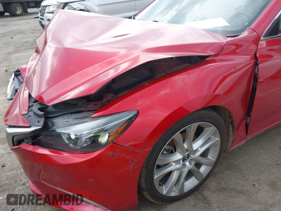 2016 Mazda 6 i Grand Touring with VIN JM1GJ1W57G1460281, listed as a IAAI auction lot 42016051 with 89,784 mi miles. Bid and sale history available at carsss.com. Image 17.