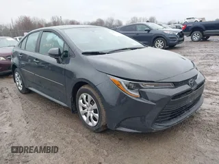 2023 Toyota Corolla LE with VIN 5YFB4MDE5PP071950, listed as a IAAI auction lot 41901754 with 14,824 mi miles. Bid and sale history available at carsss.com. Image 1.