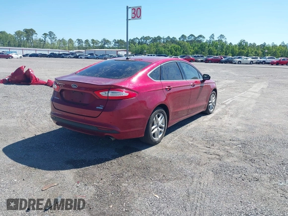 2016 Ford Fusion SE with VIN 3FA6P0HD8GR376622, listed as a IAAI auction lot 41443807 with 125,385 mi miles. Bid and sale history available at carsss.com. Image 4.