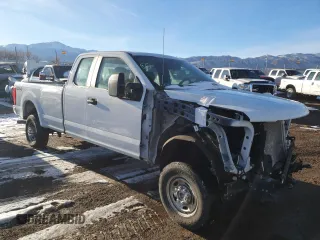 2021 Ford Super Duty F-250 SRW XL with VIN 1FT7X2BN7MED47932, listed as a Copart auction lot 82804414 with 0 mi miles and Salvage Title. Bid and sale history available at carsss.com. Image 4.