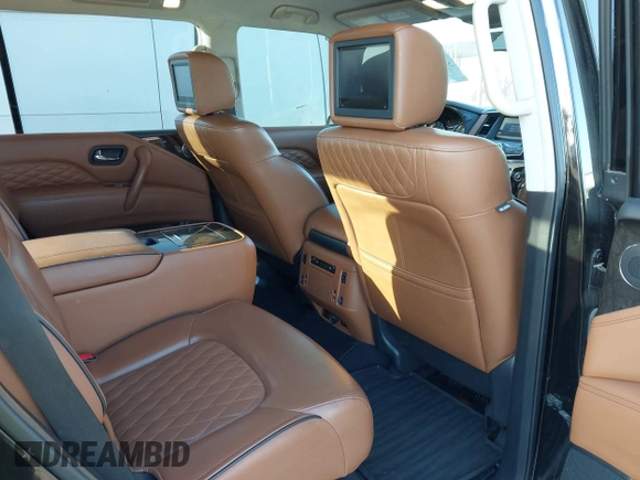 2018 Infiniti QX80 with VIN JN8AZ2NE0J9195724, listed as a IAAI auction lot 41778410 with 137,315 mi miles and . Bid and sale history available at DreamBid. Image 8.