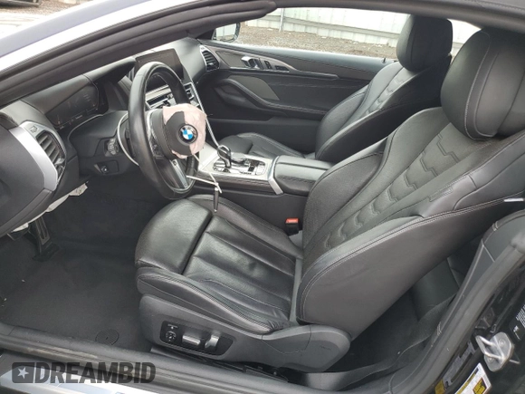 2019 BMW 8 Series M850i xDrive with VIN WBAFY4C58KBX39395, listed as a Copart auction lot 74088834 with 27,413 mi miles and Salvage title. Bid and sale history available at DreamBid. Image 7.