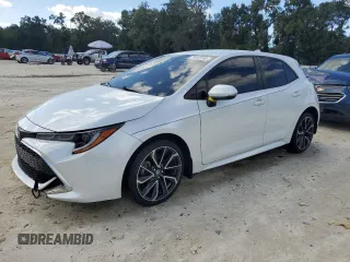 2021 Toyota Corolla Hatchback XSE with VIN JTNC4MBE0M3114470, listed as a Copart auction lot 75450734 with 38,346 mi miles and Non Repairable. Bid and sale history available at carsss.com. Image 1.