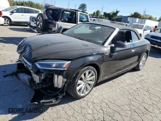 2018 Audi A5 Cabriolet Premium Plus z VIN WAUYNGF58JN012611, wystawiony jako Copart lot #76496974 z przebiegiem 22 274 mil mil oraz Szkoda całkowita • Salvage title. Historia ofert i sprzedaży dostępna na DreamBid. Obrazek 1.