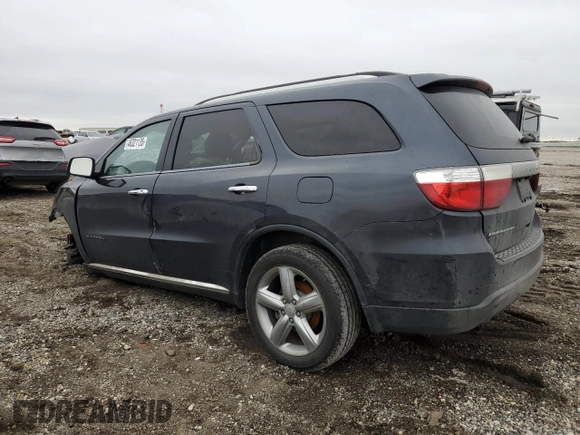 2013 Dodge Durango Citadel z VIN 1C4RDHEG1DC665526, wystawiony jako Copart lot #46321135 z przebiegiem Nie podano mil oraz Szkoda całkowita • Salvage title. Historia ofert i sprzedaży dostępna na DreamBid. Obrazek 2.