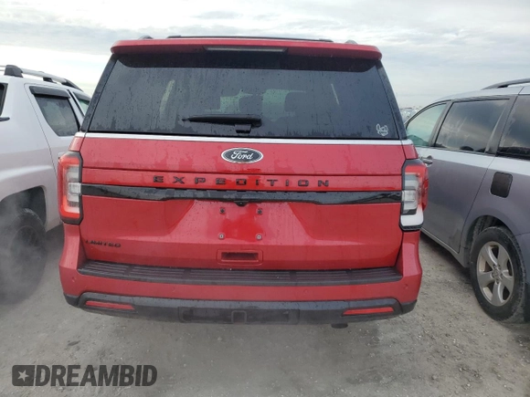 2022 Ford Expedition Limited with VIN 1FMJU1KT3NEA06581, listed as a Copart auction lot 78055964 with 0 mi miles and Non Repairable. Bid and sale history available at carsss.com. Image 6.