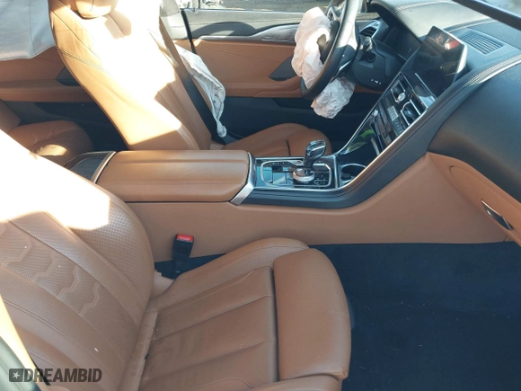 2021 BMW 8 Series 840i with VIN WBAGV2C0XMCE91866, listed as a IAAI auction lot 41688628 with 1 mi miles. Bid and sale history available at carsss.com. Image 5.
