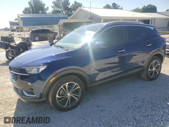 2023 Buick Encore GX Select with VIN KL4MMDS24PB091911, listed as a Copart auction lot 59060415 with 39,201 mi miles and Salvage title. Bid and sale history available at DreamBid. Image 1.