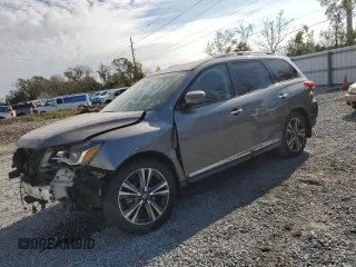 2020 Nissan Pathfinder Platinum with VIN 5N1DR2DN2LC587552, listed as a Copart auction lot 86752624 with 88,534 mi miles and Non repairable. Bid and sale history available at DreamBid. Image 1.
